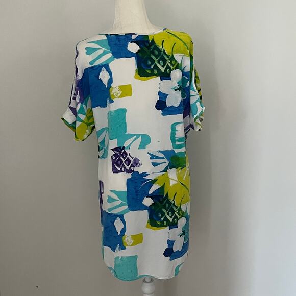 Jams World High Low Cold Shoulder Cozumel Tunic Top / Dress Small - Picture 4 of 6